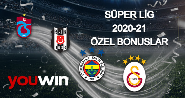 Youwin Süper Lig'e özel bonuslar.