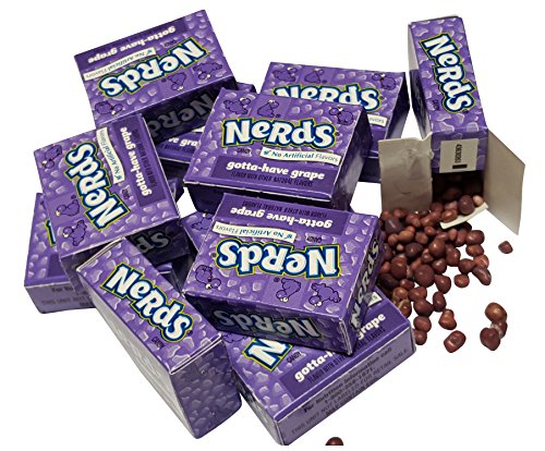 Wonka Nerds 60 mini-boîtes violettes - GOÛT RAISIN