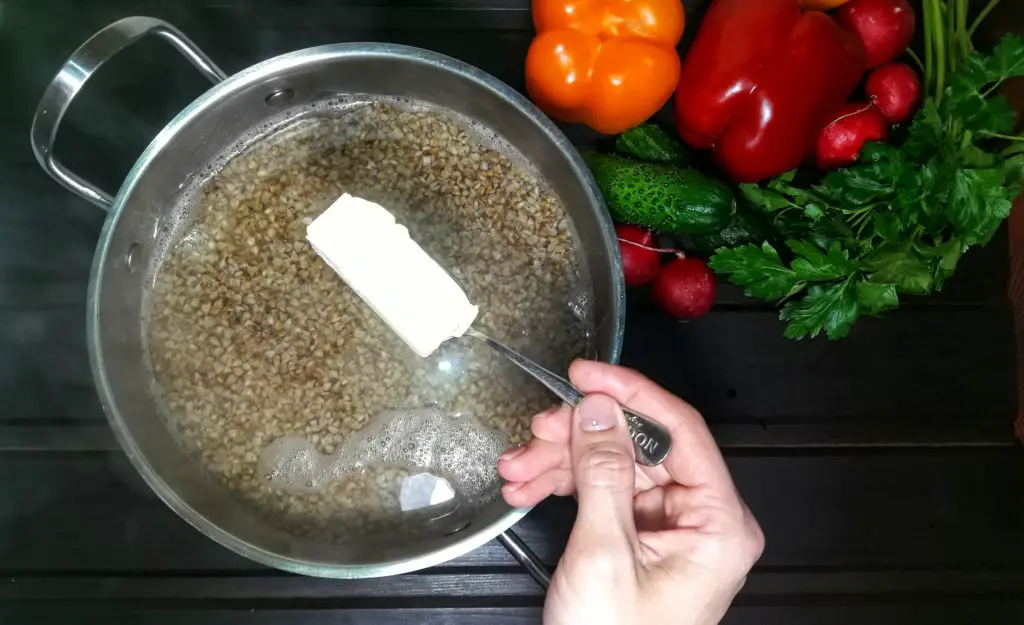 étape quatre : comment faire bouillir le sarrasin
